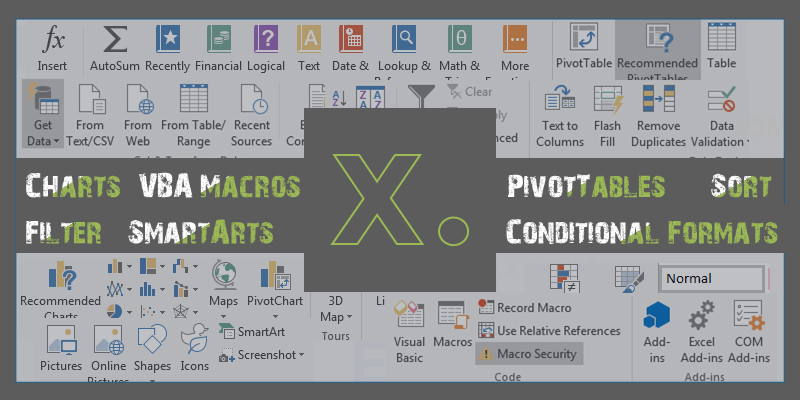 List of Excel Features