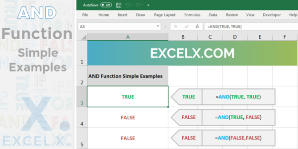AND Function in Excel | Excelx.com