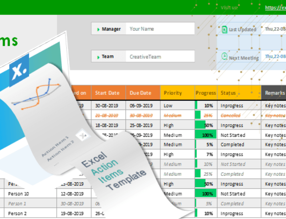Excel Project Plan Template - Excel