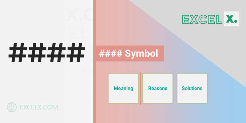 Meaning of #### in Excel
