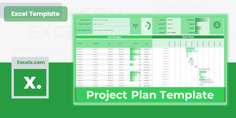 project management plan template excel