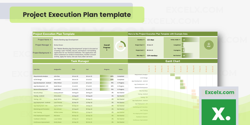 Project Execution Plan template