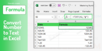 Convert Number to Text in Excel: Formula, Methods & Pro Tips - Excel