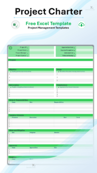 Project Charter Template Excel (Free Download) | Excelx.com