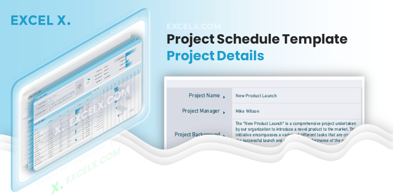 Project Schedule Template Project Details