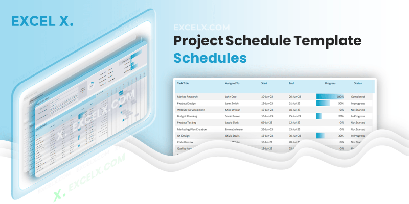 Project Schedule Template Schedules