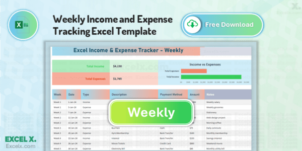 Top Income and Expense Tracking Excel Templates | Excelx.com