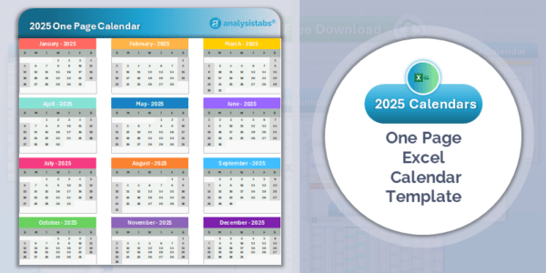 2025 Calendar Excel Templates (Free Download) Excel 2025 Calendar Excel Templates (Free Download) Excel