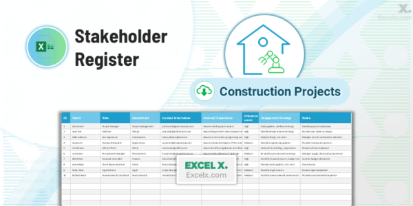 Top Stakeholder Register Templates (Free Download) | Excelx.com