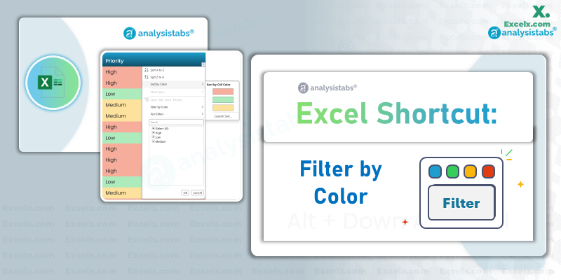 Excel Shortcut to Filter by Color