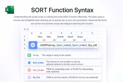 Mastering the Excel SORT Function: The Ultimate Guide | Excelx.com