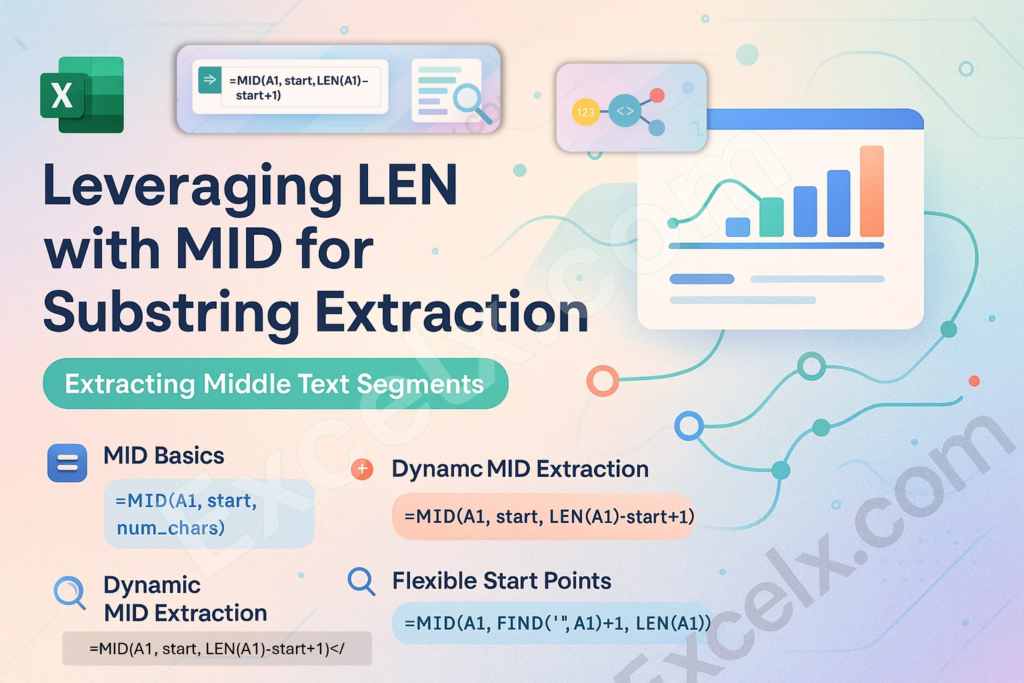 Using LEN And MID Functions in Excel