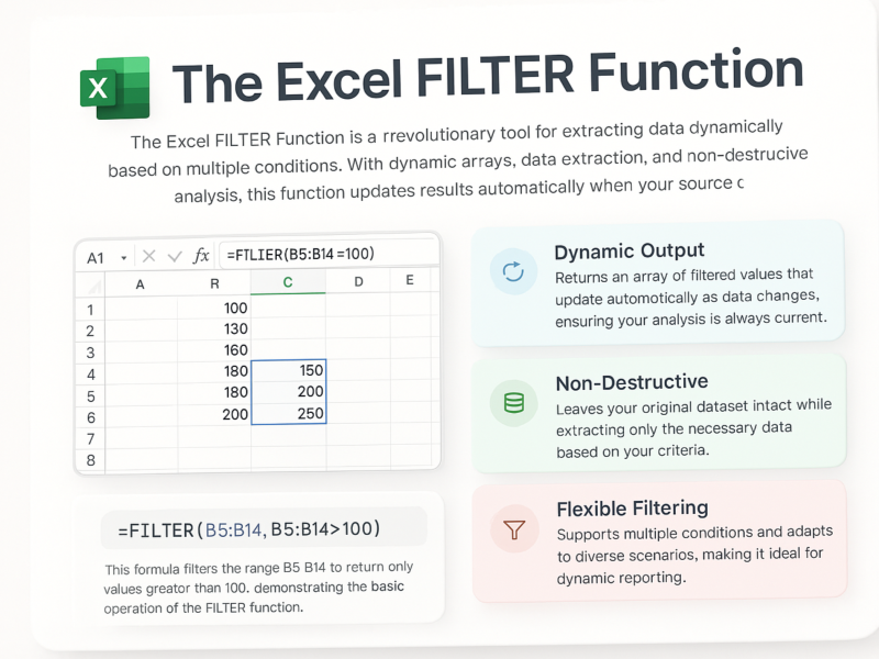 What is Excel Filter Function