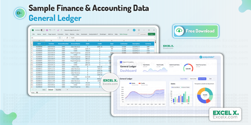 Finance and Accounting Data General Ledger Dataset