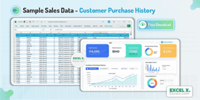 Sales Database Examples Sample Sales Data Excel Download – 5 Free Datasets | Excelx.com