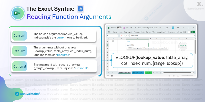 Reading Excel Function Arguments