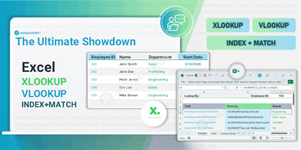XLOOKUP vs. VLOOKUP vs. INDEX/MATCH: Which to Use in 2025? | Excelx.com